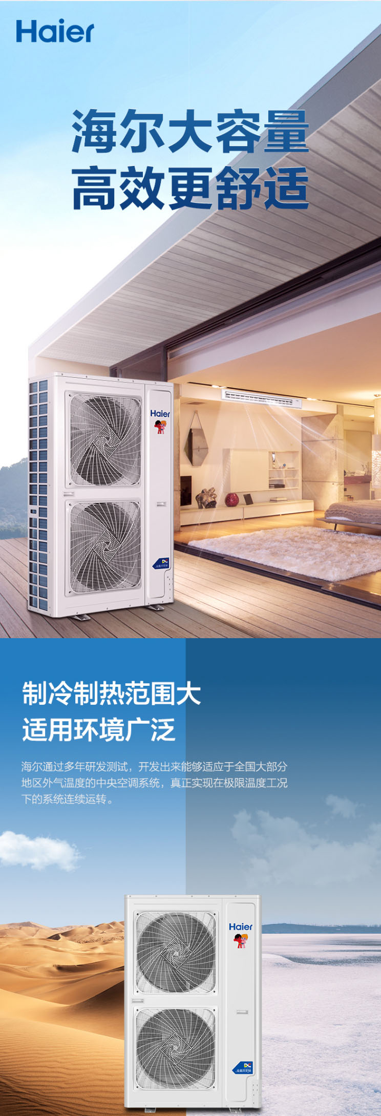 海爾（Haier）家用中央空調(diào)10匹一拖八多聯(lián)機(jī)1